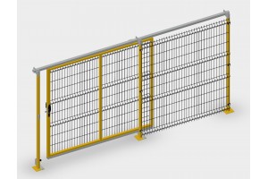 Bramy przesuwne wygrodzenia technologiczne przemysłowe